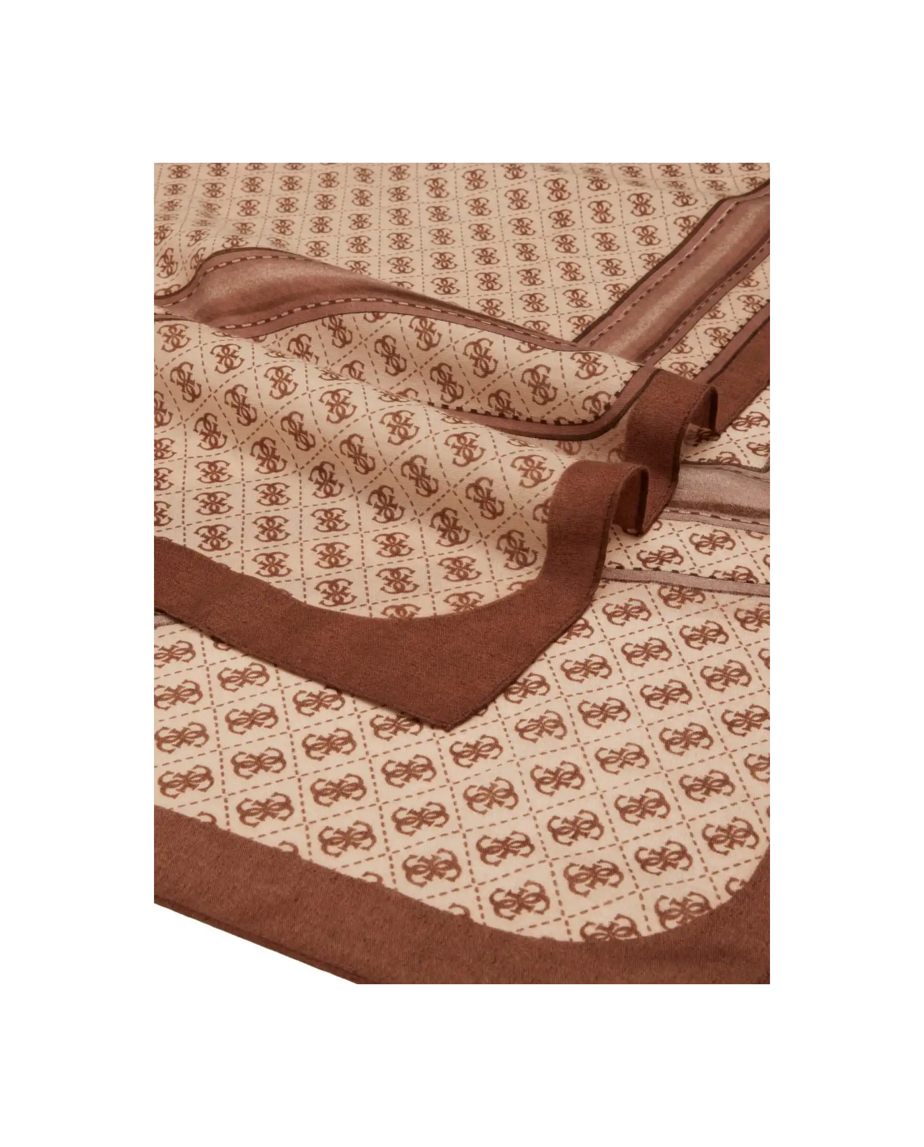 GUESS GUESS SCIARPA NOELLE PRINTED BEIGE BEIGE