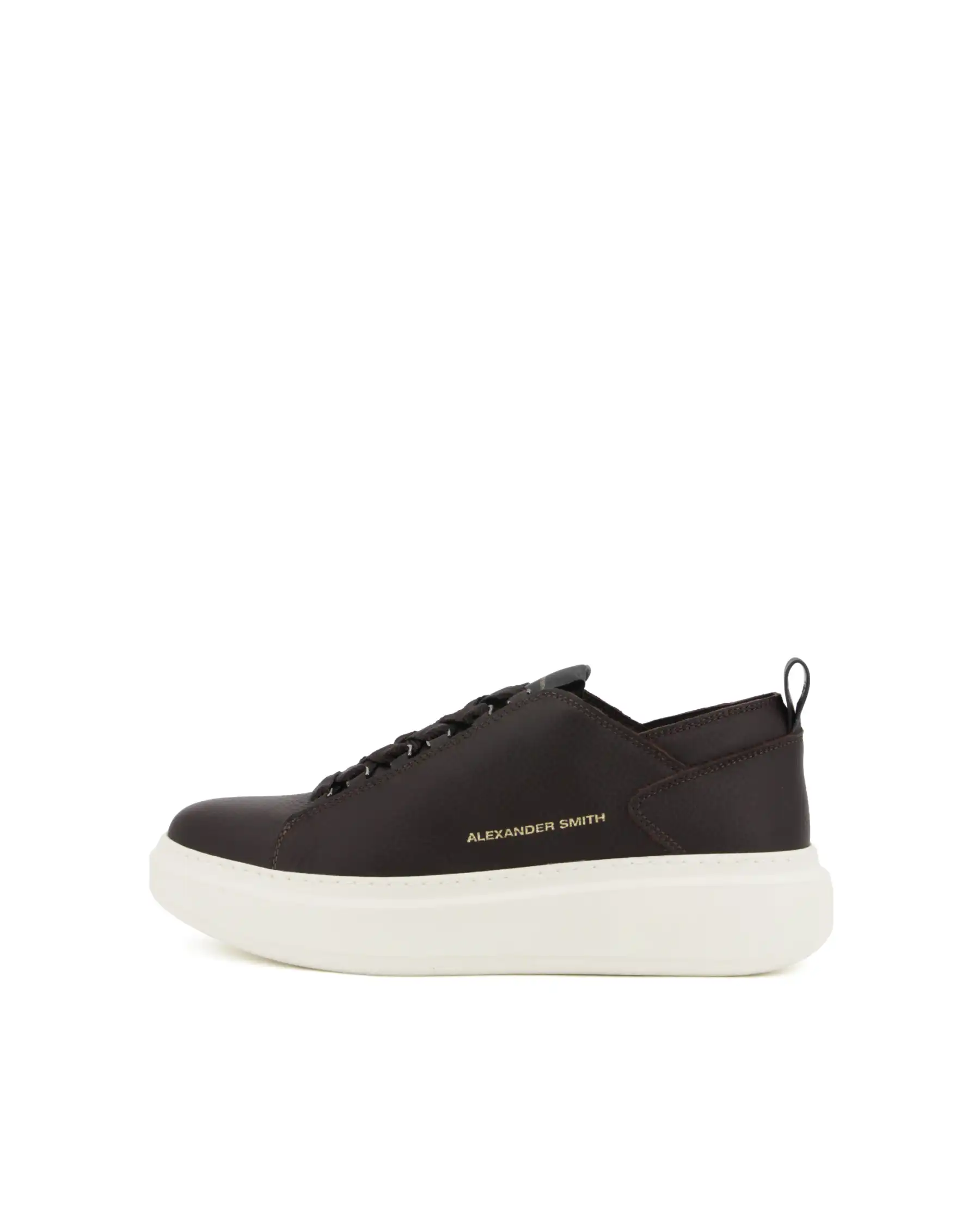 ALEXANDER SMITH SNEAKERS WEMBLEY DECONSTRUCTED MARRONE