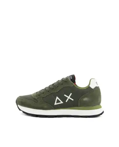 SUN68 SNEAKERS TOM SOLID VERDE MILITARE
