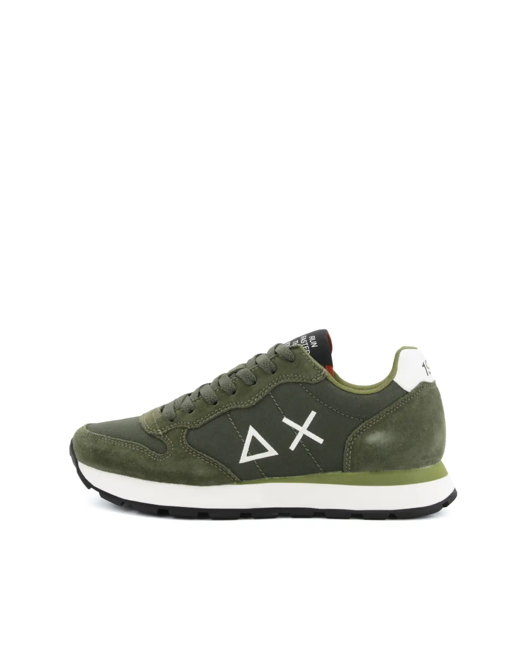SUN68 SNEAKERS TOM SOLID VERDE MILITARE