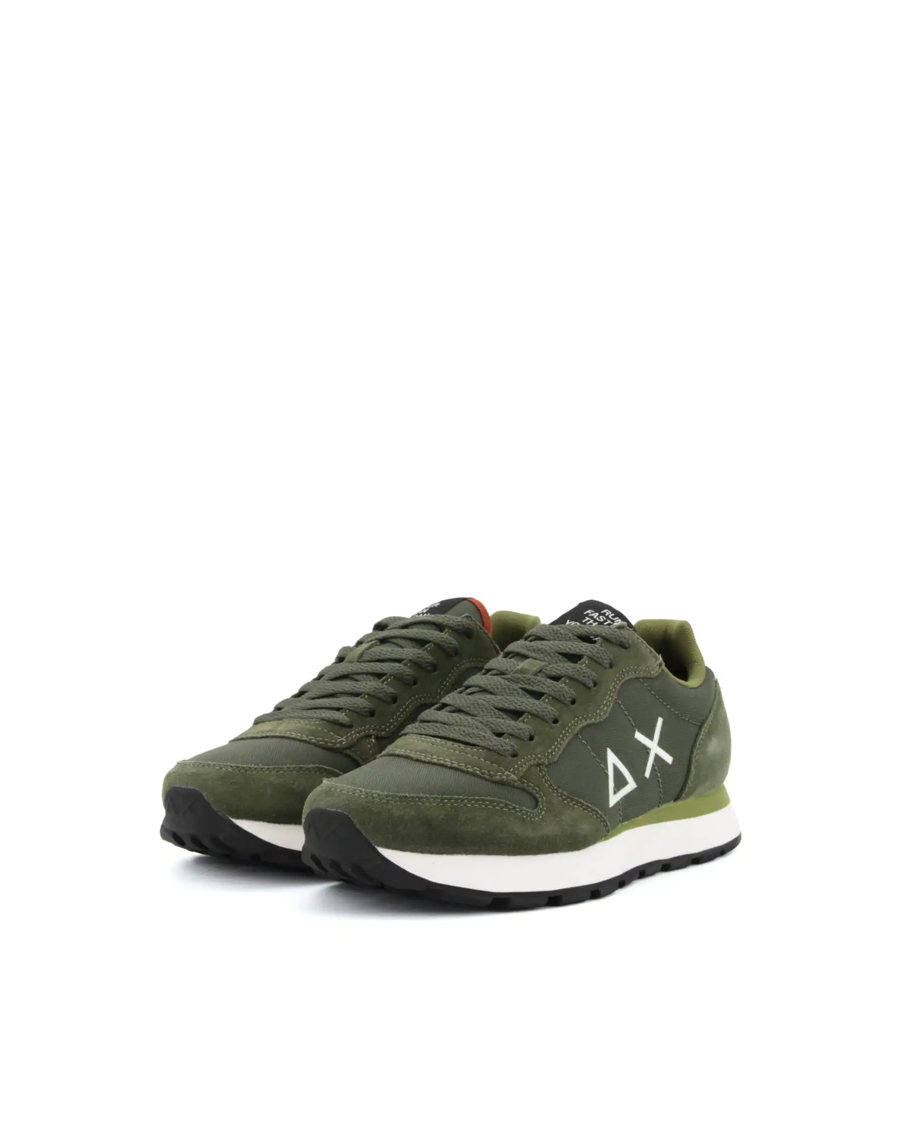 SUN68 SNEAKERS TOM SOLID VERDE MILITARE