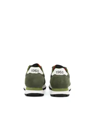 SUN68 SNEAKERS TOM SOLID VERDE MILITARE