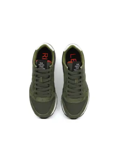 SUN68 SNEAKERS TOM SOLID VERDE MILITARE