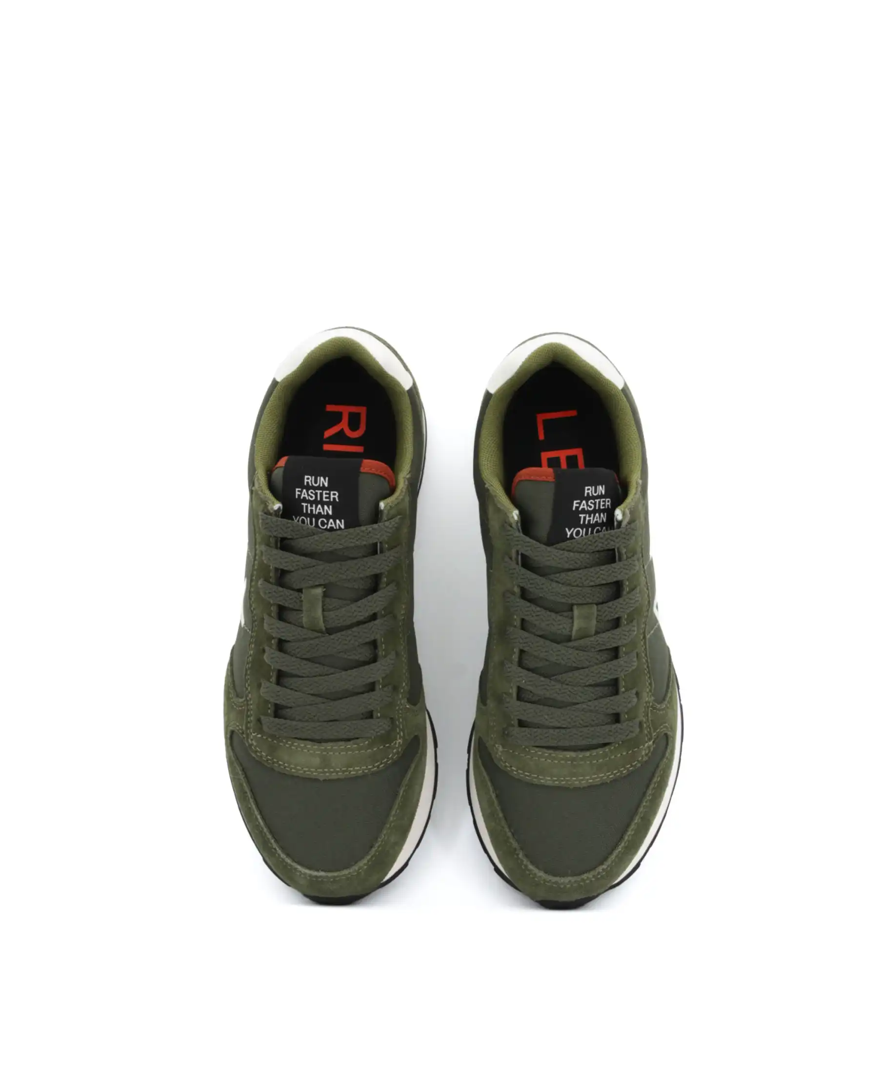 SUN68 SNEAKERS TOM SOLID VERDE MILITARE