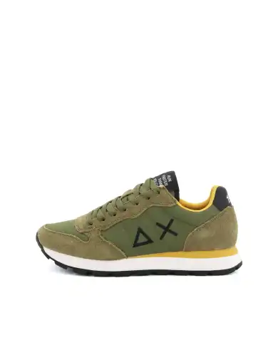 SUN68 SNEAKERS TOM SOLID VERDE MILITARE