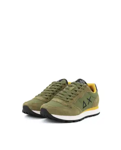 SUN68 SNEAKERS TOM SOLID VERDE MILITARE