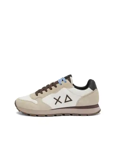 SUN68 SNEAKERS TOM SOLID PANNA