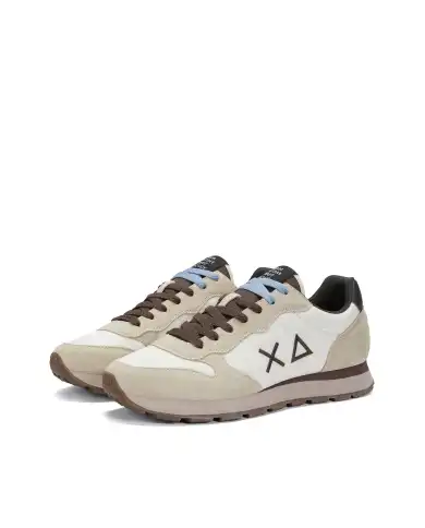 SUN68 SNEAKERS TOM SOLID PANNA