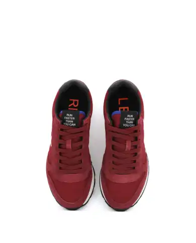 SUN68 SNEAKERS TOM SOLID BORDEAUX
