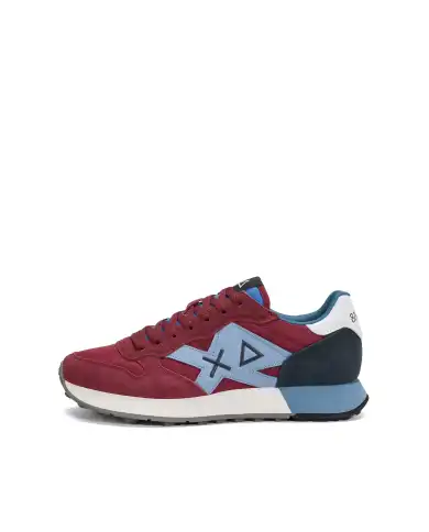 SUN68 SNEAKERS JAKI 2.0 SOLID BORDEAUX