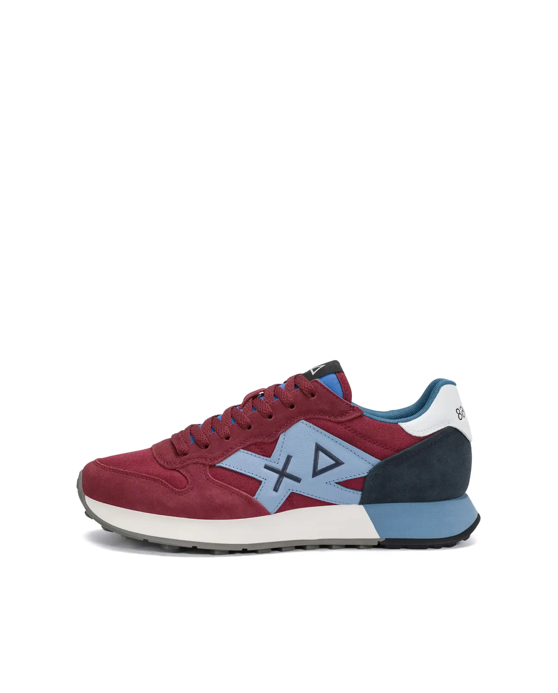 SUN68 SNEAKERS JAKI 2.0 SOLID BORDEAUX