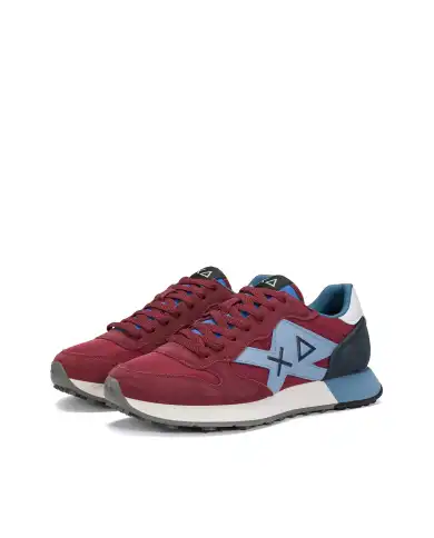 SUN68 SNEAKERS JAKI 2.0 SOLID BORDEAUX