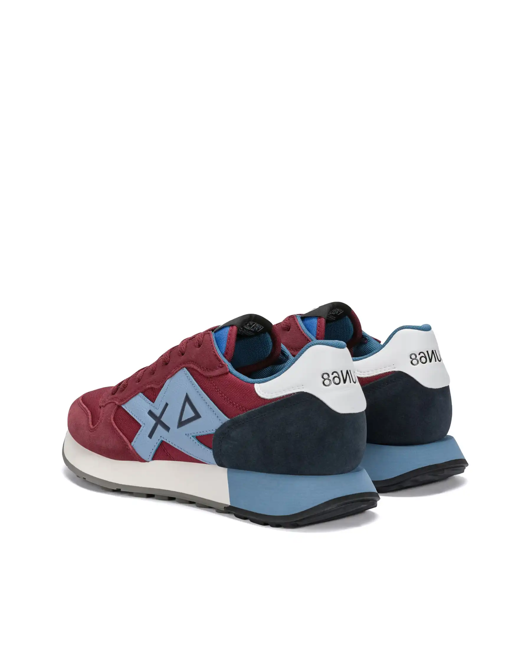 SUN68 SNEAKERS JAKI 2.0 SOLID BORDEAUX