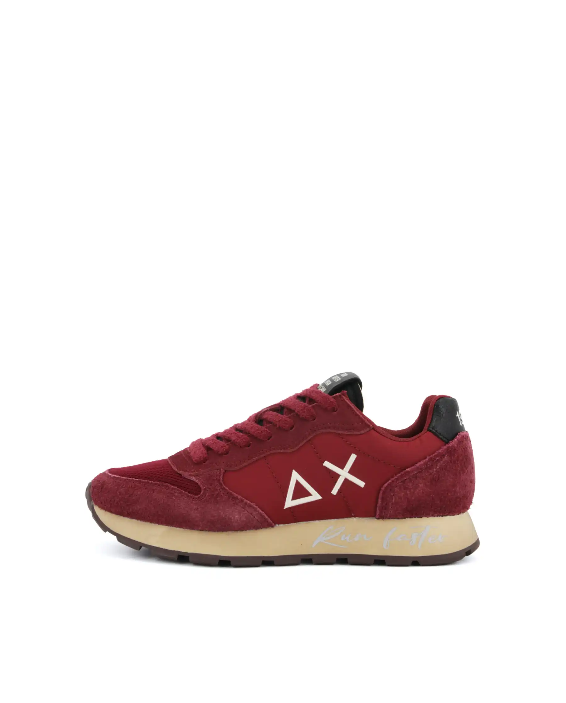 SUN68 SNEAKERS TOM VINTAGE BORDEAUX