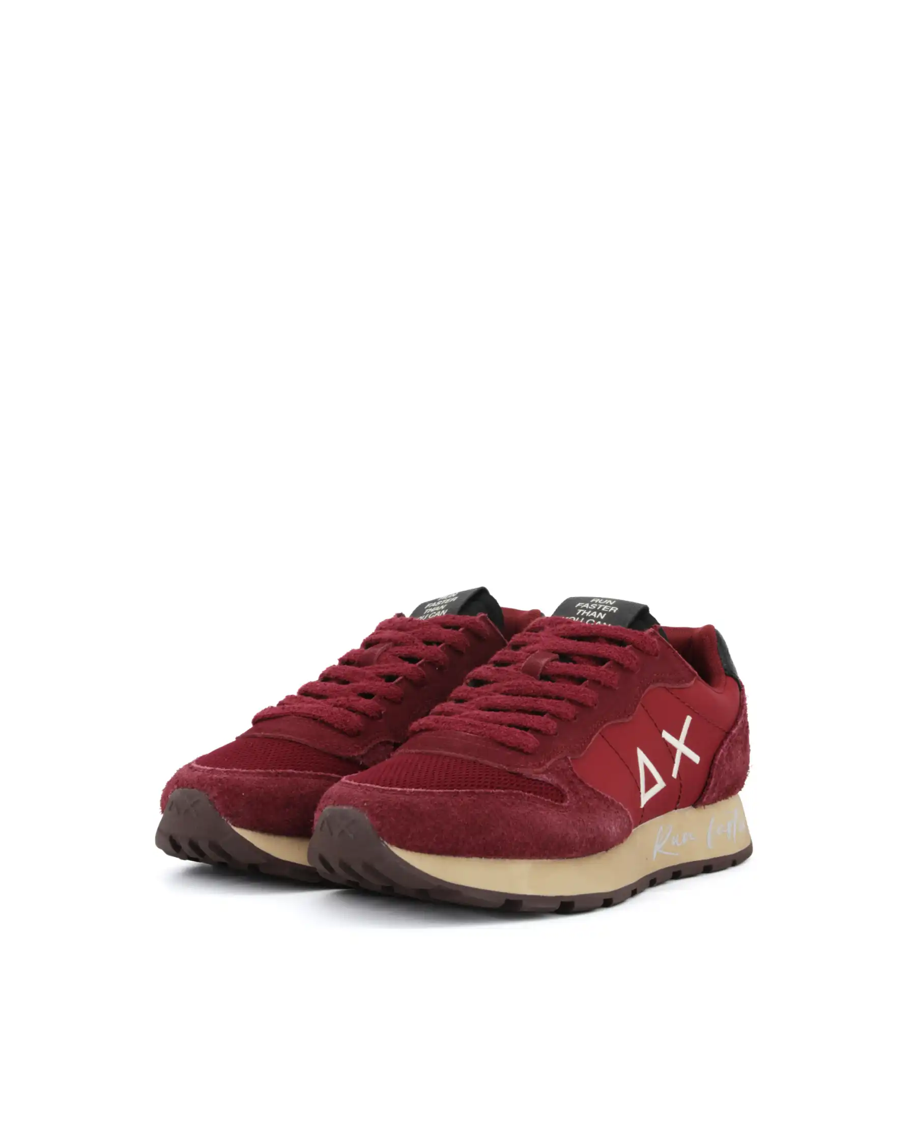 SUN68 SNEAKERS TOM VINTAGE BORDEAUX