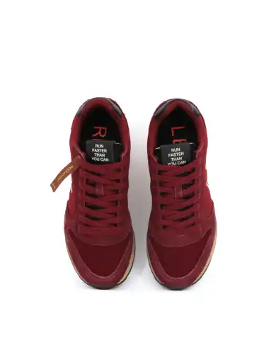 SUN68 SNEAKERS TOM VINTAGE BORDEAUX