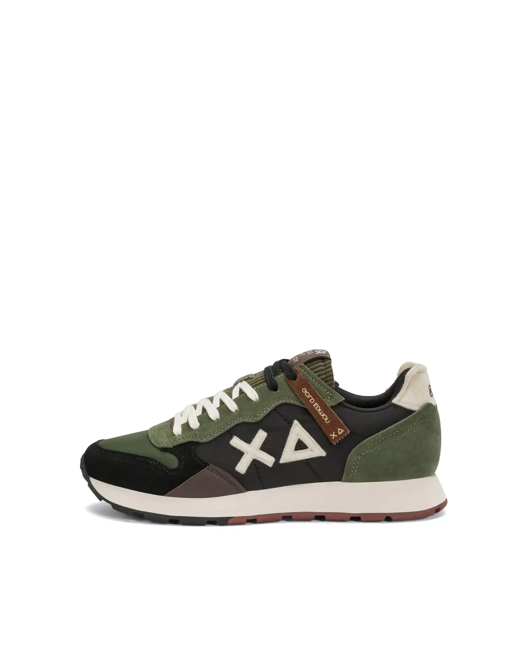 SUN68 SNEAKERS TOM WINTER STYLE VERDE MILITARE