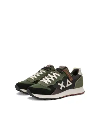 SUN68 SNEAKERS TOM WINTER STYLE VERDE MILITARE