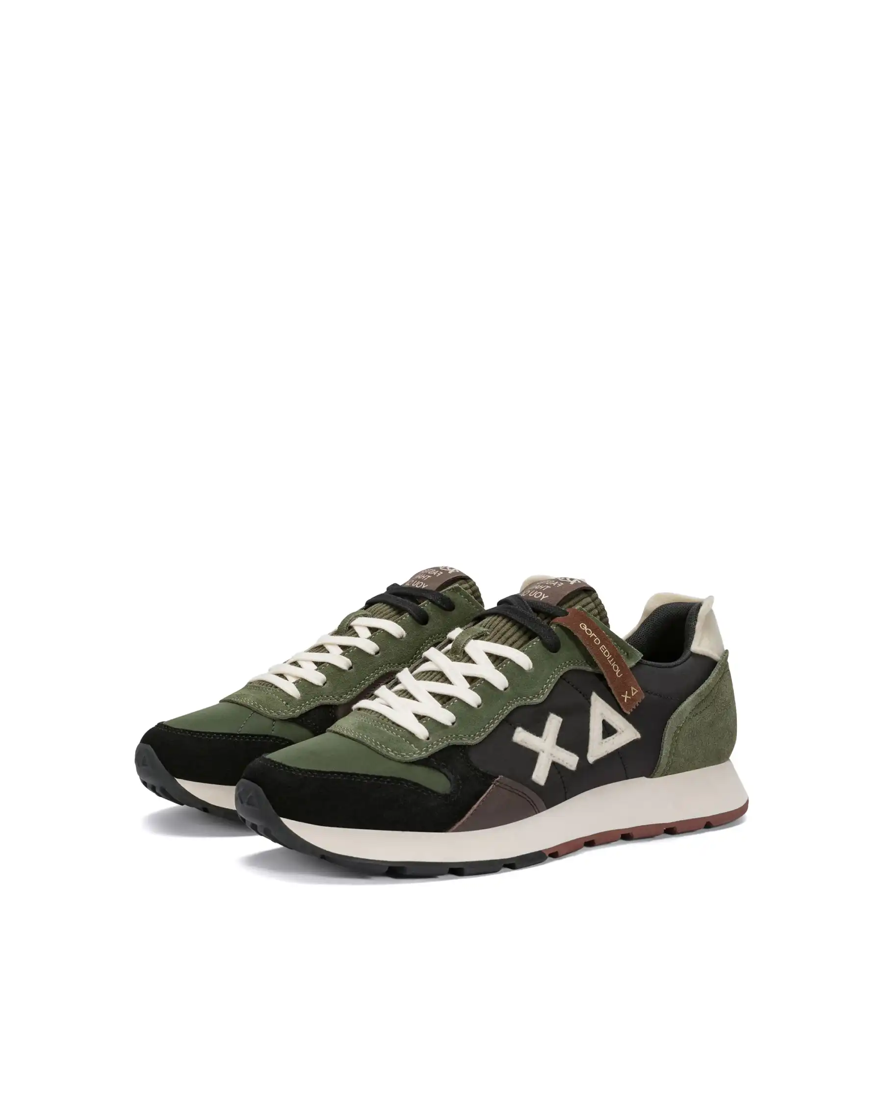SUN68 SNEAKERS TOM WINTER STYLE VERDE MILITARE