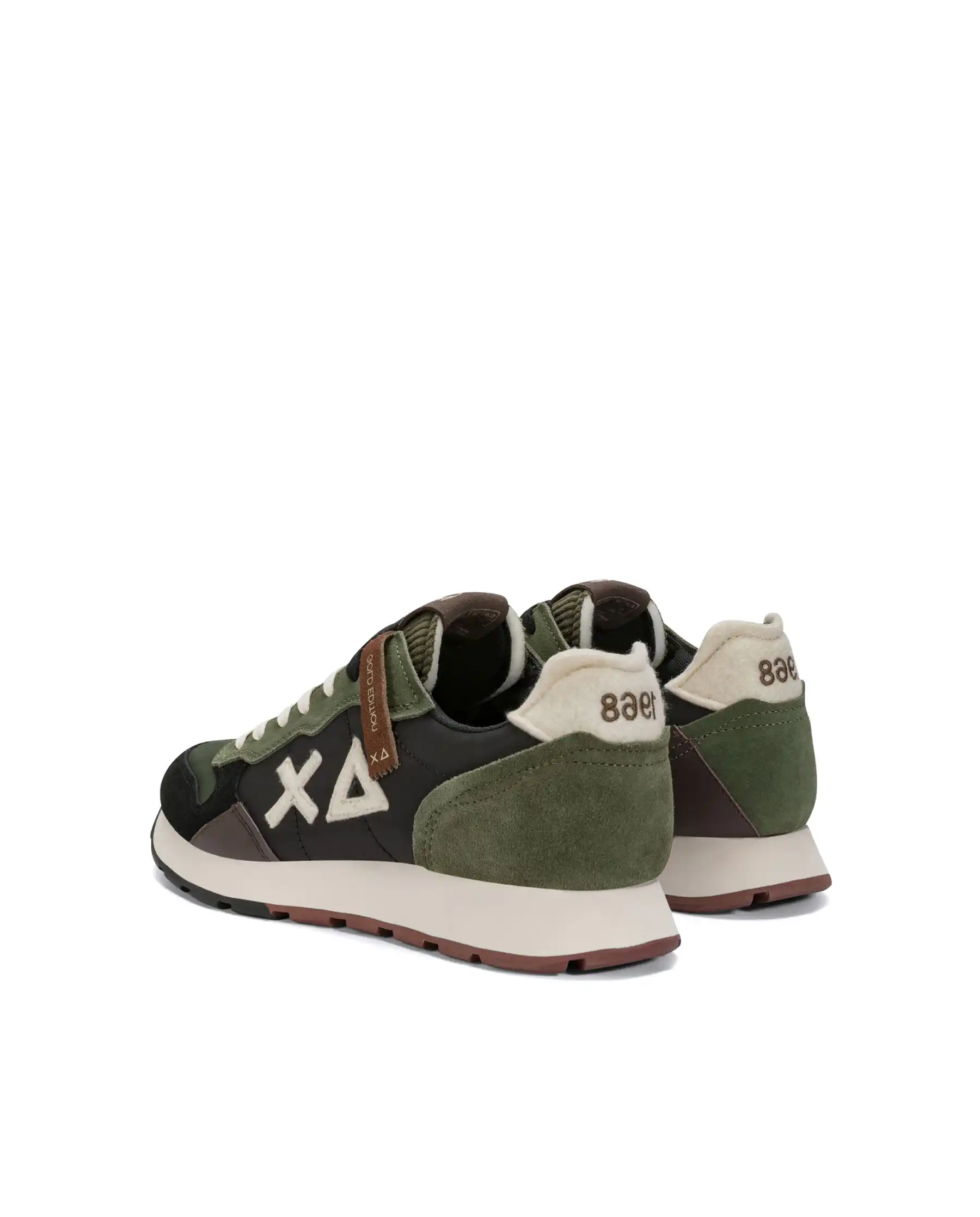 SUN68 SNEAKERS TOM WINTER STYLE VERDE MILITARE