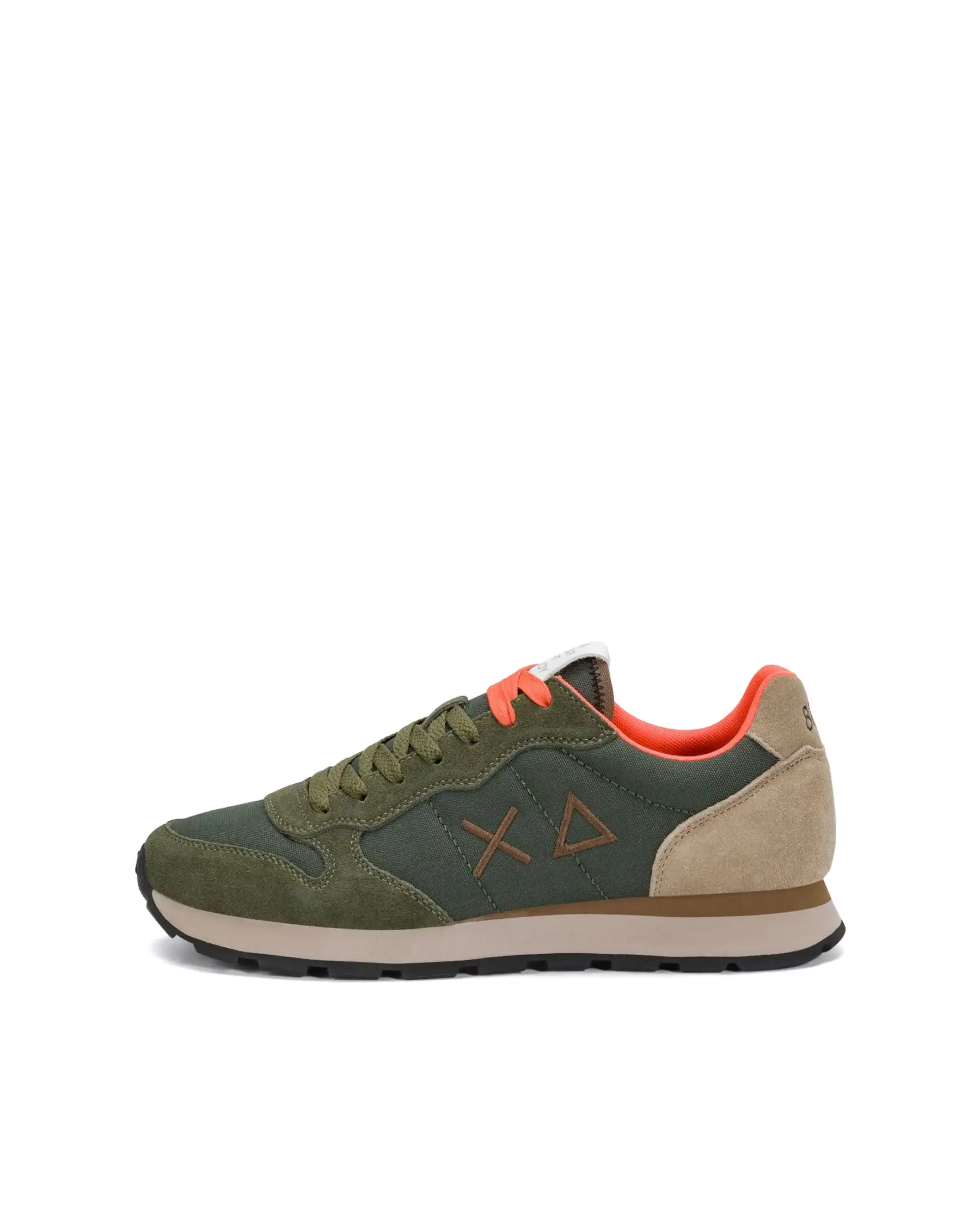 SUN68 SNEAKERS TOM MULTICOLOR VERDE MILITARE