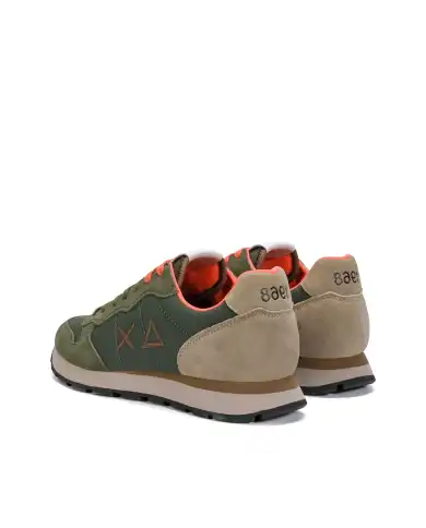 SUN68 SNEAKERS TOM MULTICOLOR VERDE MILITARE