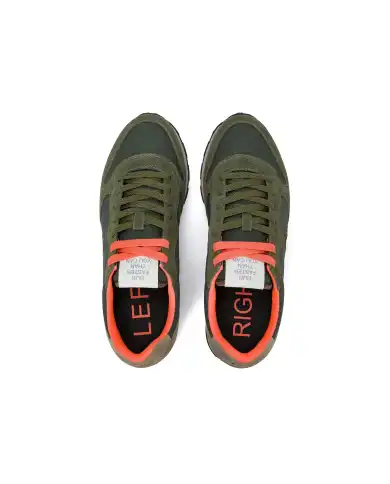 SUN68 SNEAKERS TOM MULTICOLOR VERDE MILITARE