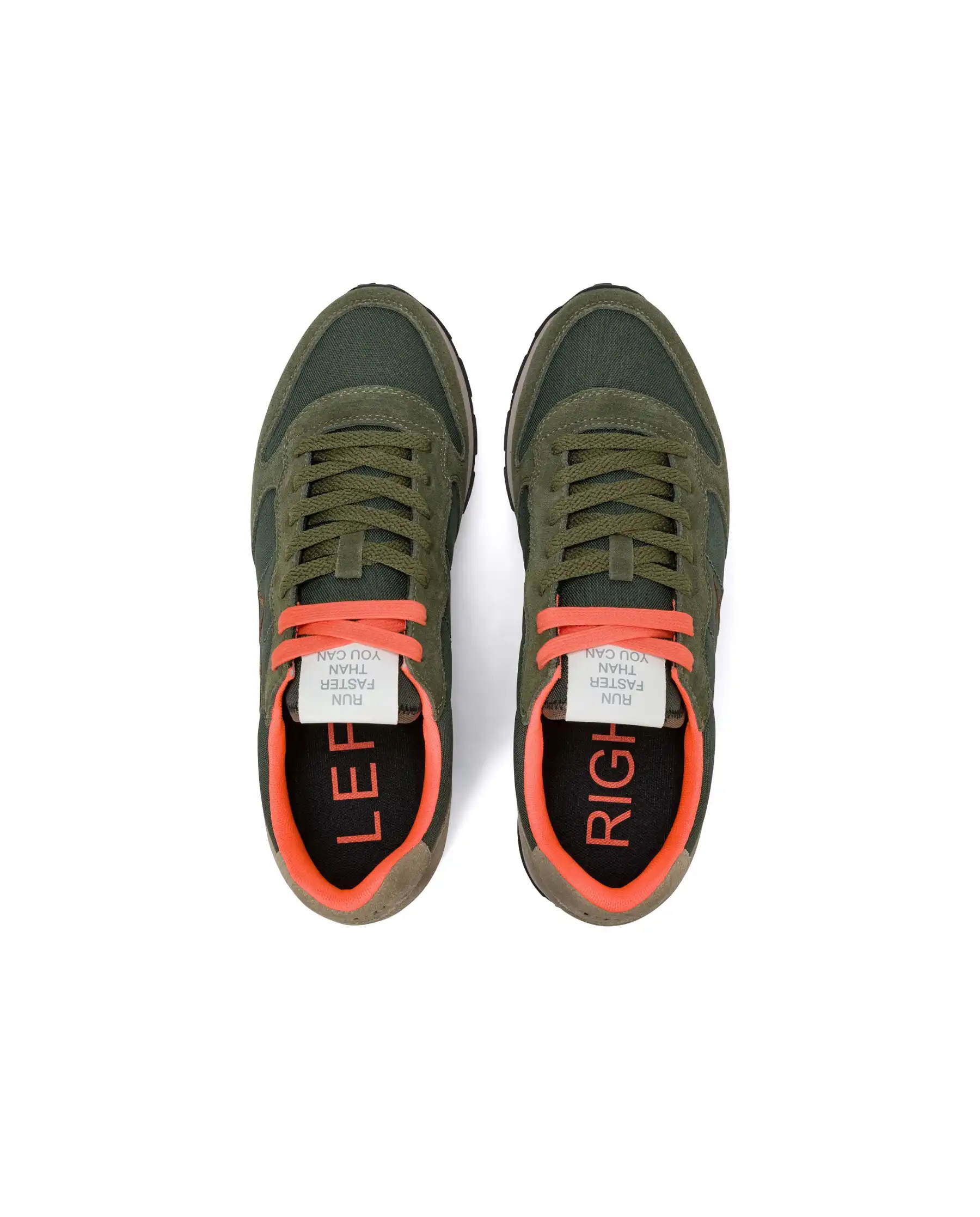 SUN68 SNEAKERS TOM MULTICOLOR VERDE MILITARE