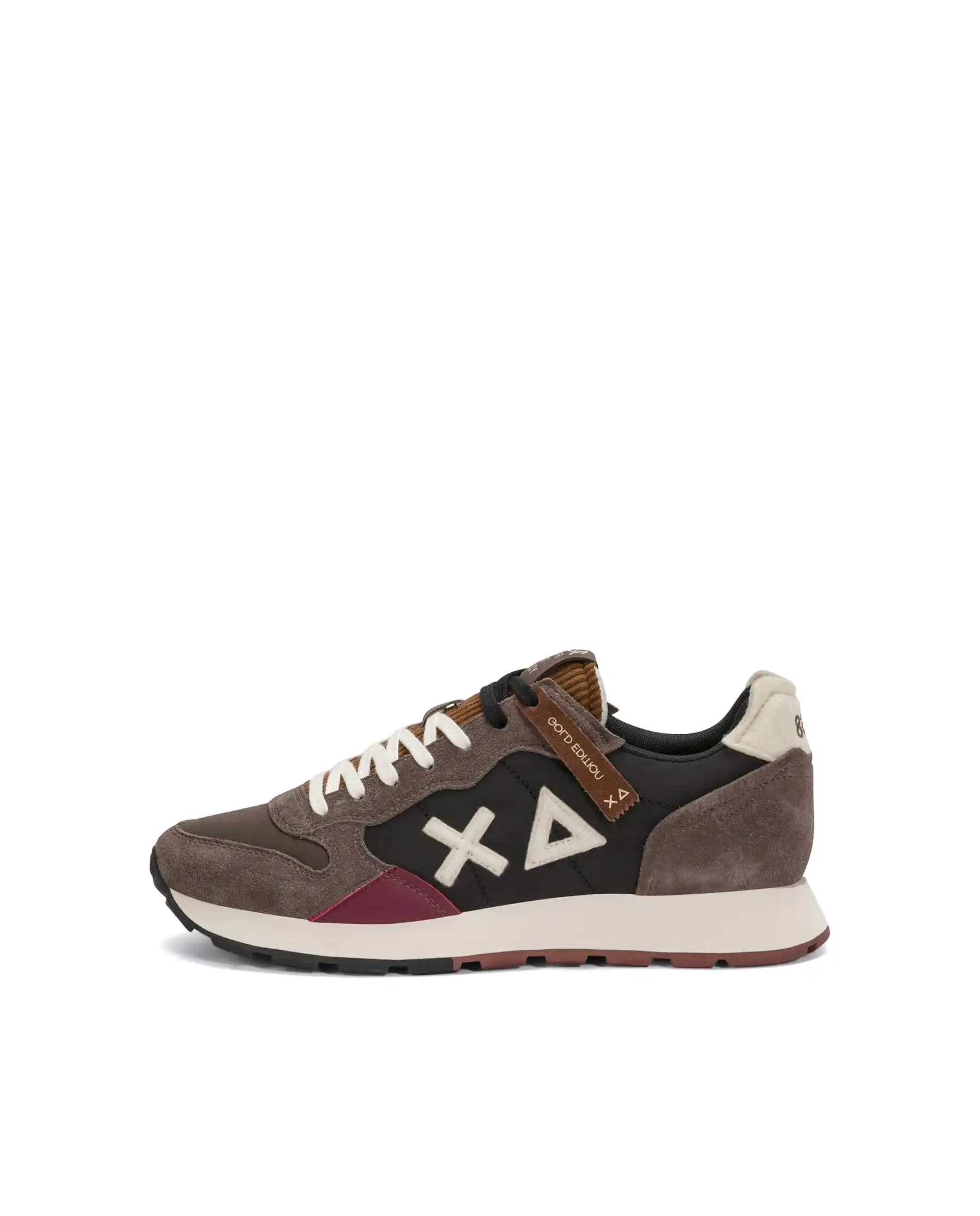 SUN68 SNEAKERS TOM WINTER STYLE MARRONE