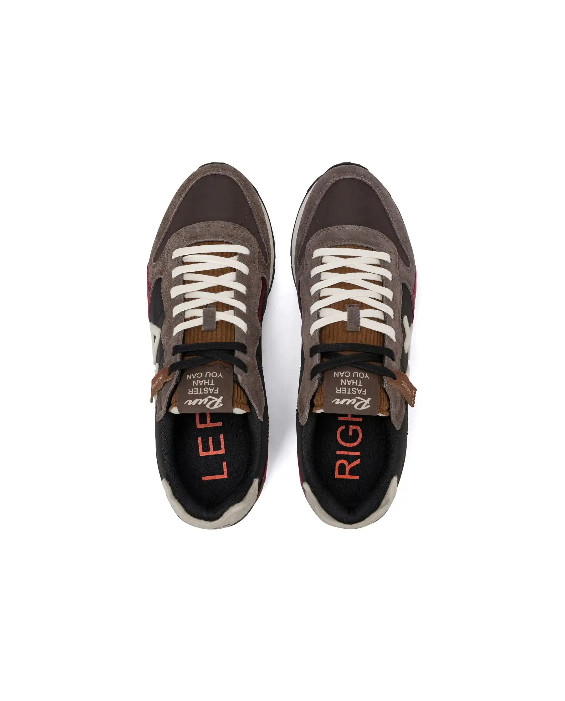 SUN68 SNEAKERS TOM WINTER STYLE MARRONE