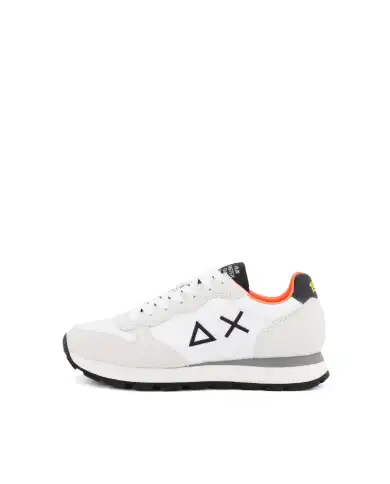 SUN68 SNEAKERS TOM FLUO BIANCO