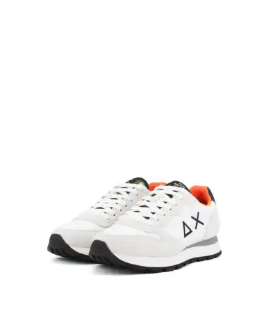 SUN68 SNEAKERS TOM FLUO BIANCO