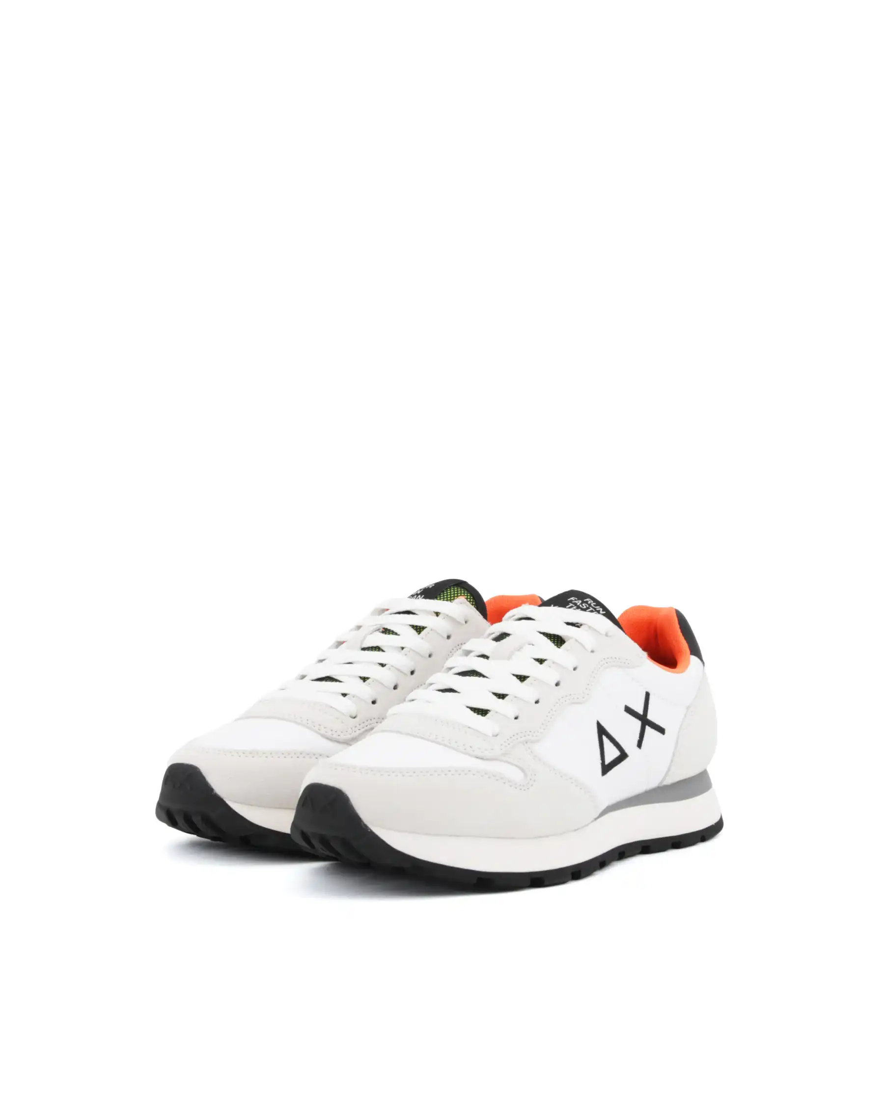 SUN68 SNEAKERS TOM FLUO BIANCO