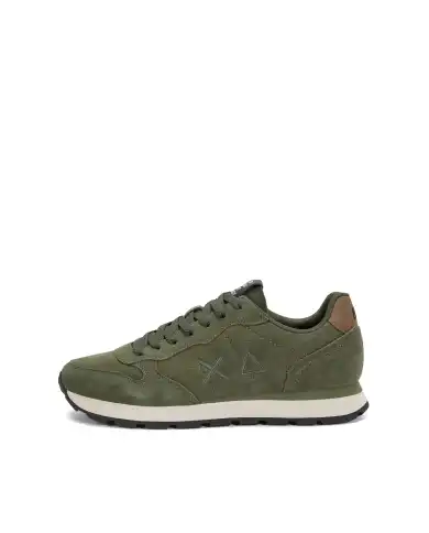 SUN68 SNEAKERS TOM SUEDE VERDE MILITARE