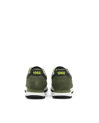 SUN68 SNEAKERS TOM FLUO VERDE MILITARE