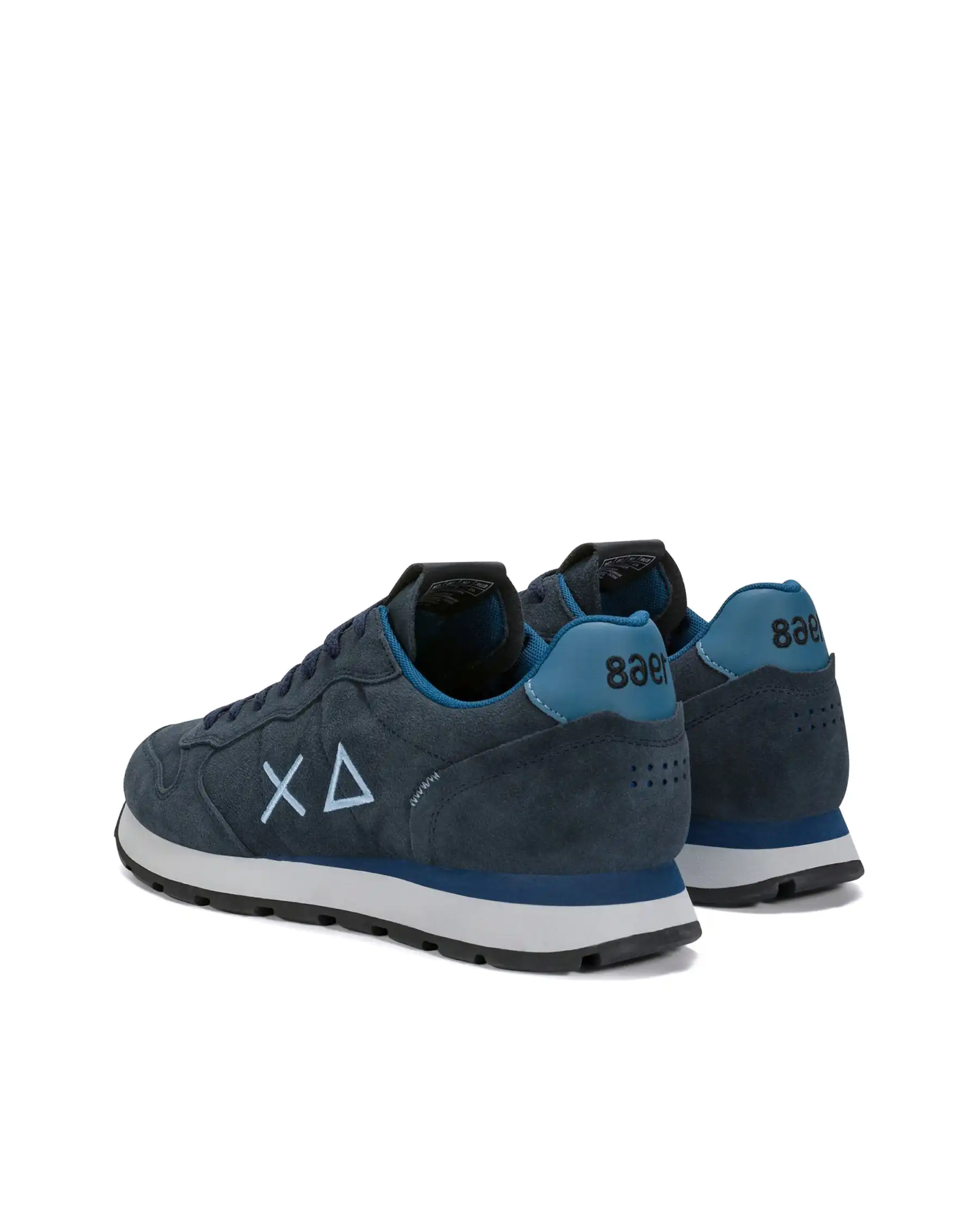 SUN68 SNEAKERS TOM SUEDE BLU