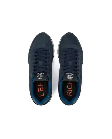 SUN68 SNEAKERS TOM SUEDE BLU