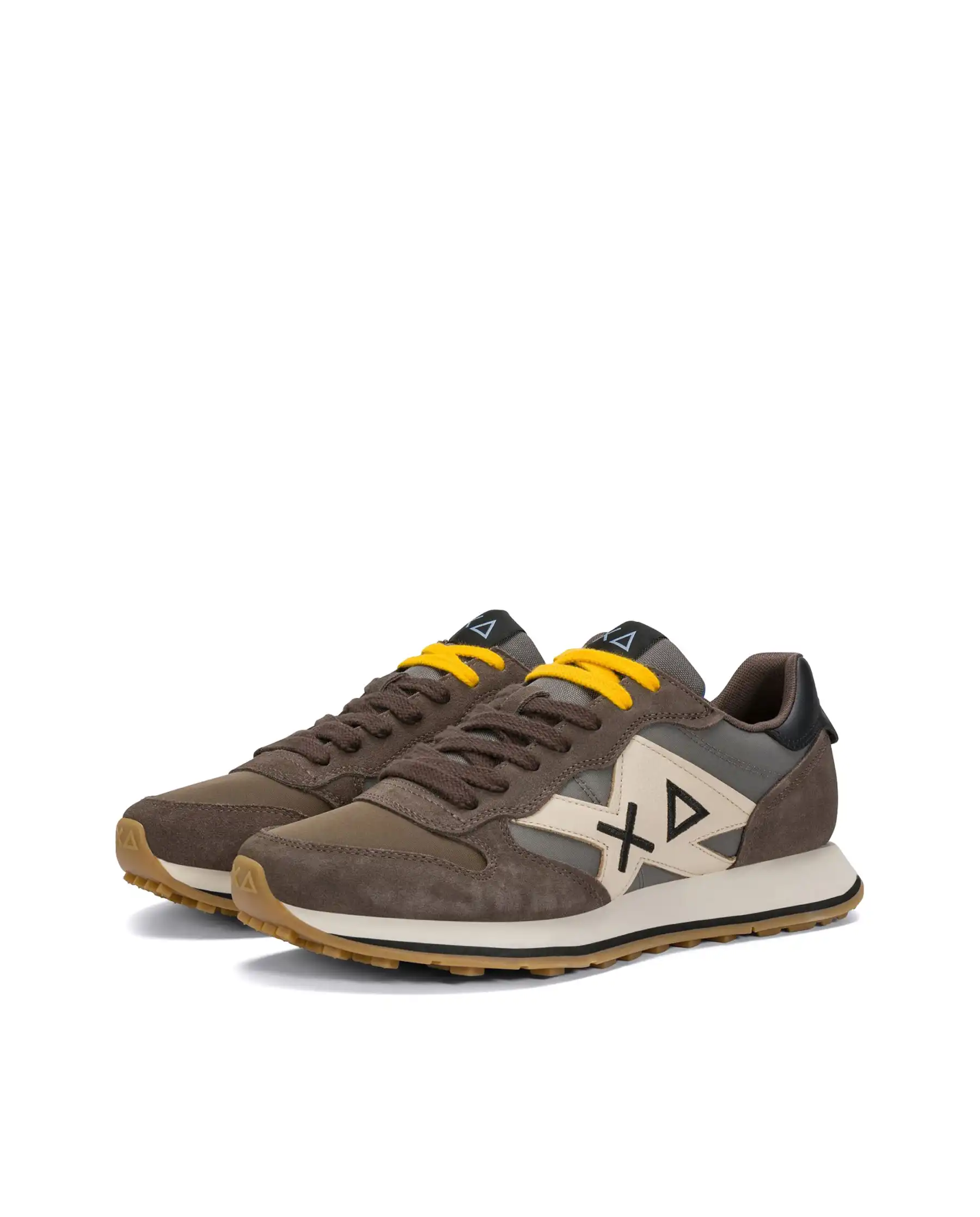 SUN68 SNEAKERS JAKI 2.0 BICOLOR MARRONE