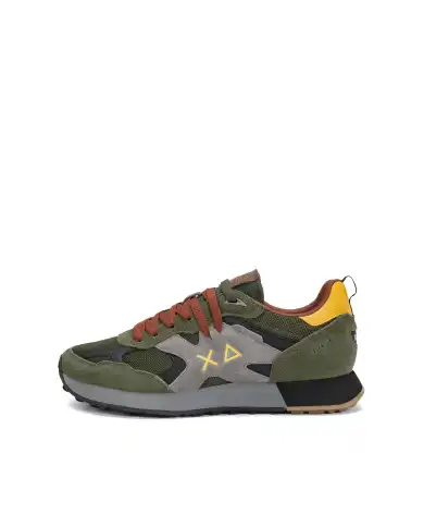 SUN68 SNEAKERS JAKI OUTDOOR VERDE MILITARE