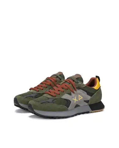 SUN68 SNEAKERS JAKI OUTDOOR VERDE MILITARE