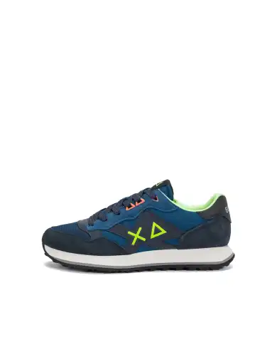 SUN68 SNEAKERS JAKI 2.0 FLUO BLU