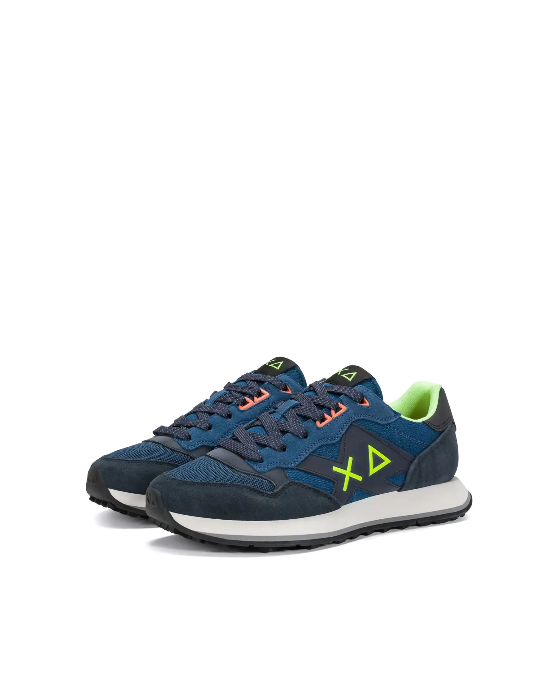 SUN68 SNEAKERS JAKI 2.0 FLUO BLU