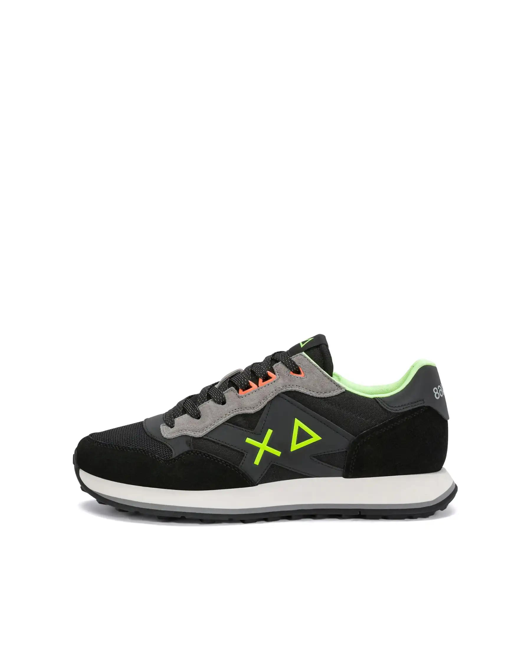 SUN68 SNEAKERS JAKI 2.0 FLUO NERO