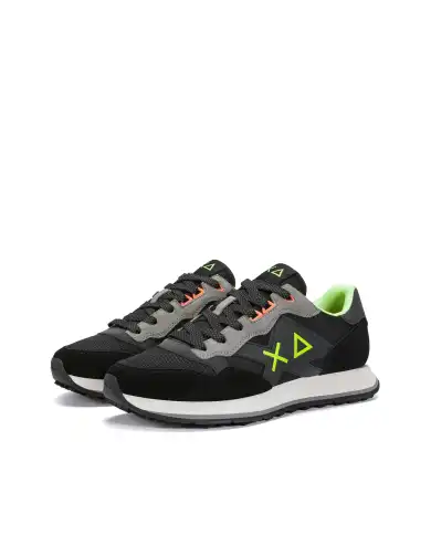 SUN68 SNEAKERS JAKI 2.0 FLUO NERO