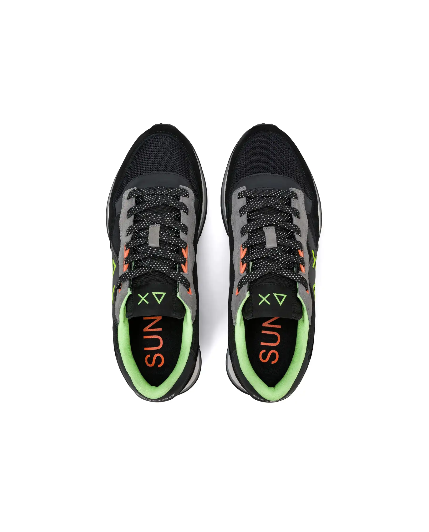 SUN68 SNEAKERS JAKI 2.0 FLUO NERO