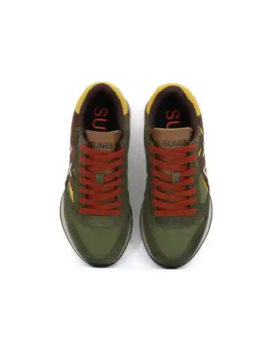 SUN68 SNEAKERS JAKI WINTER VERDE MILITARE