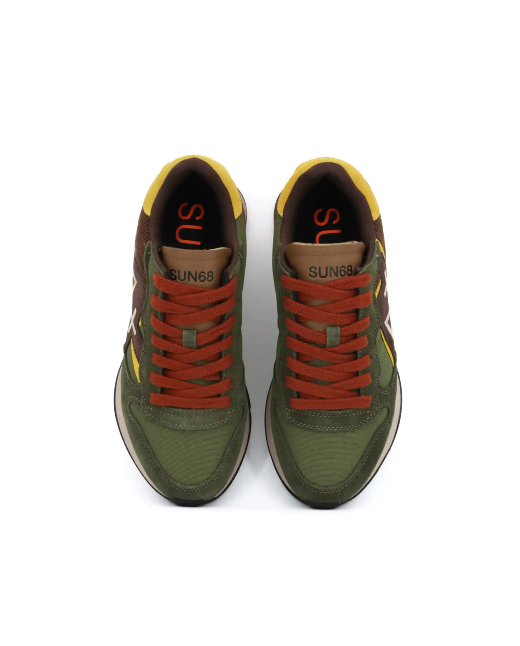 SUN68 SNEAKERS JAKI WINTER VERDE MILITARE