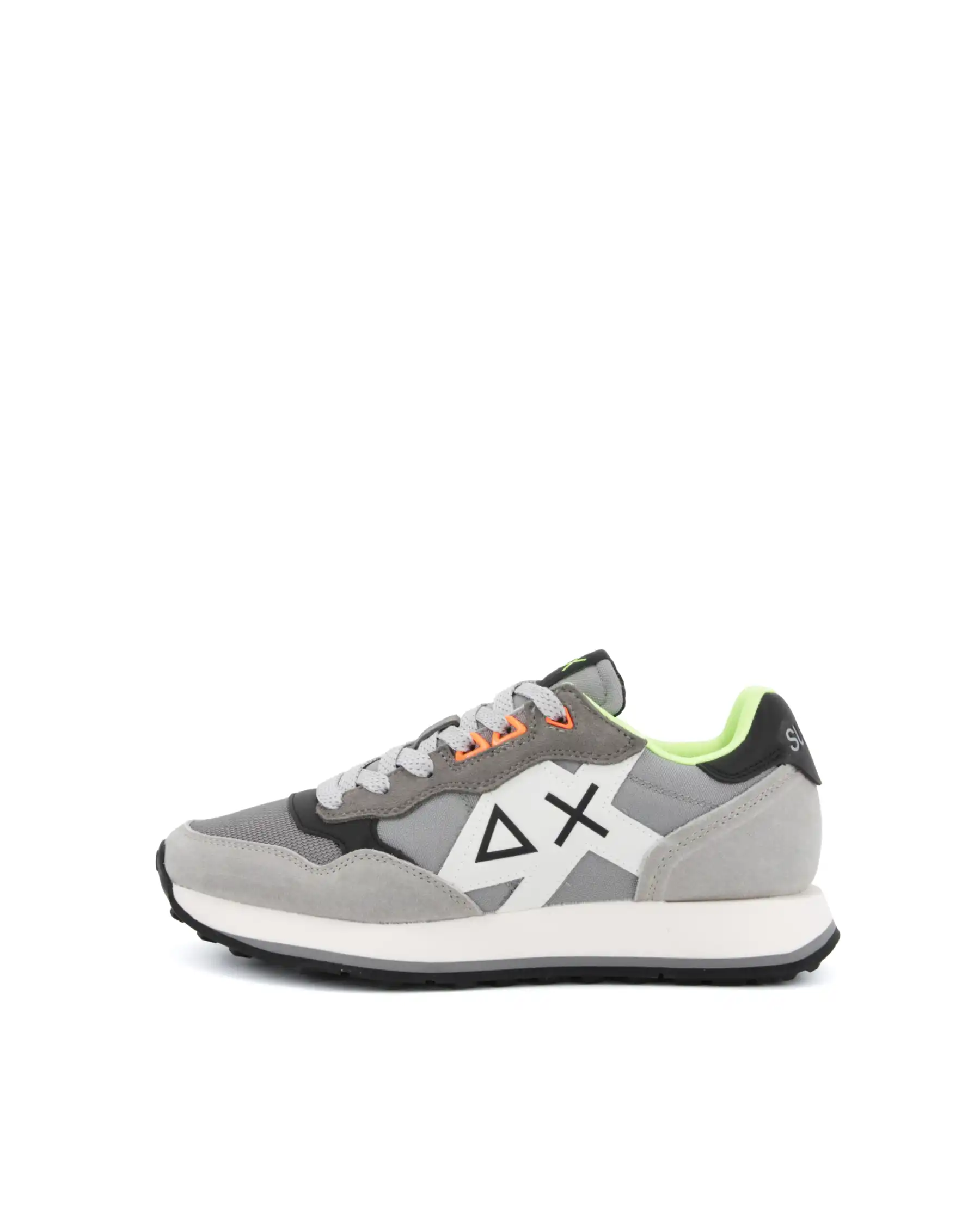 SUN68 SNEAKERS JAKI 2.0 FLUO GRIGIO