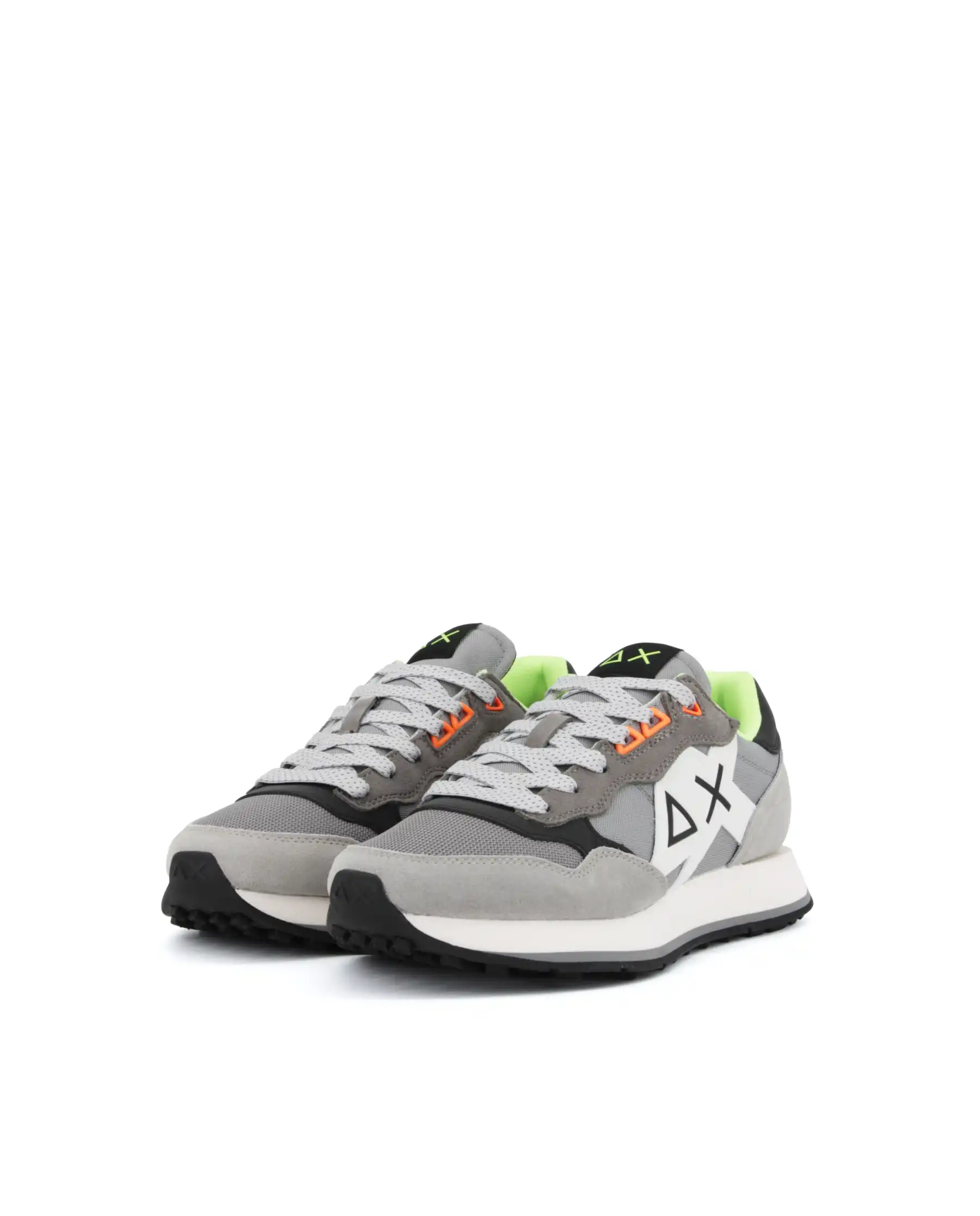SUN68 SNEAKERS JAKI 2.0 FLUO GRIGIO