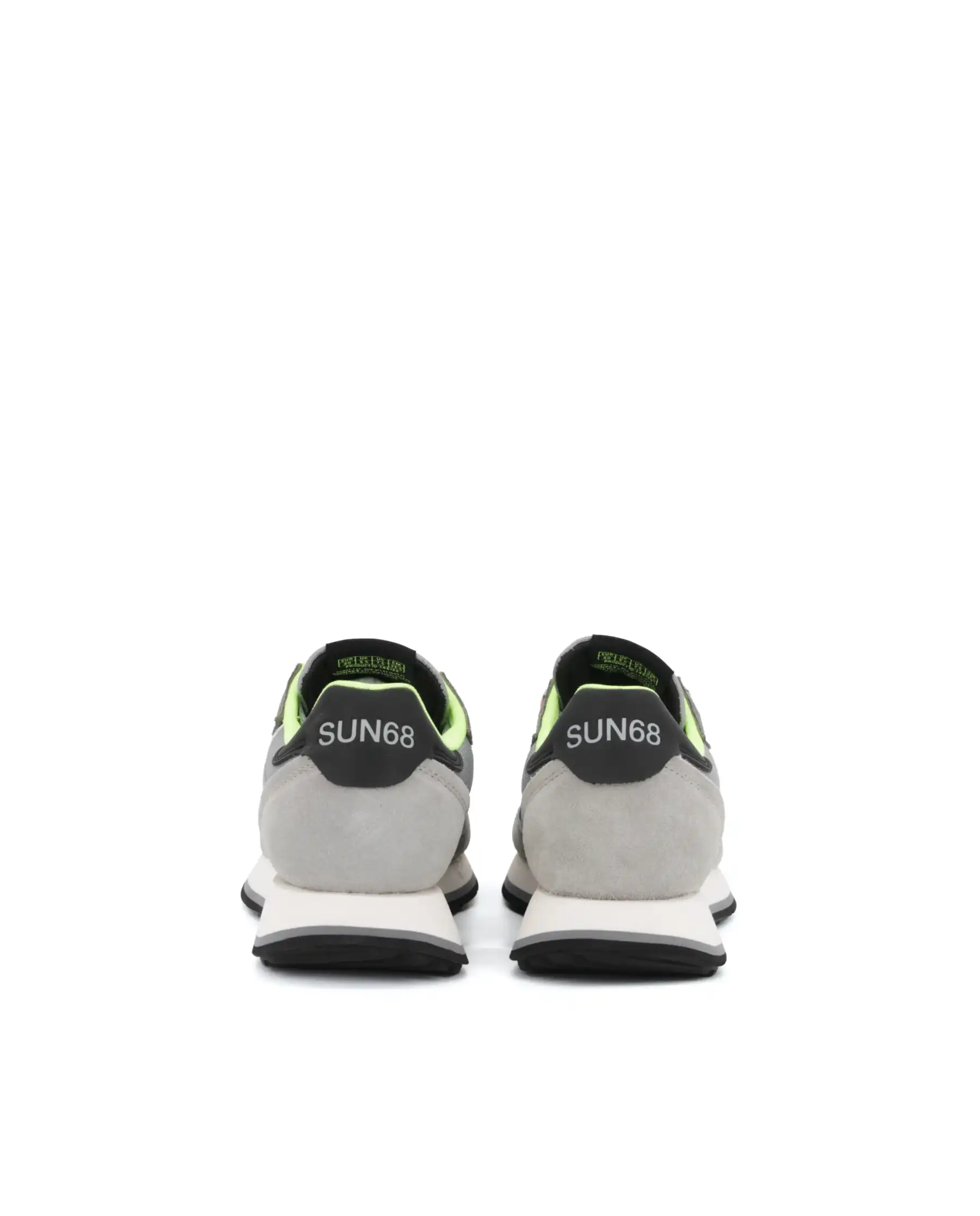 SUN68 SNEAKERS JAKI 2.0 FLUO GRIGIO